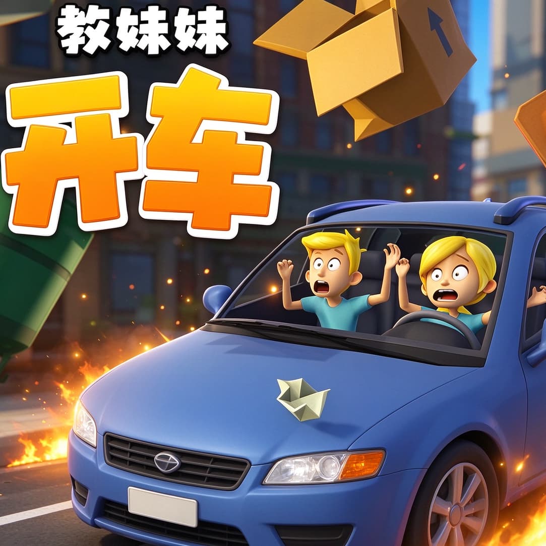教妹妹开车