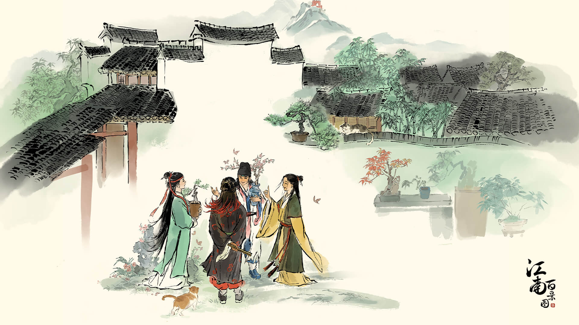江南百景图绍兴府诸暨探险钥匙宝箱位置