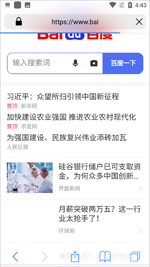 Safari浏览器截图1