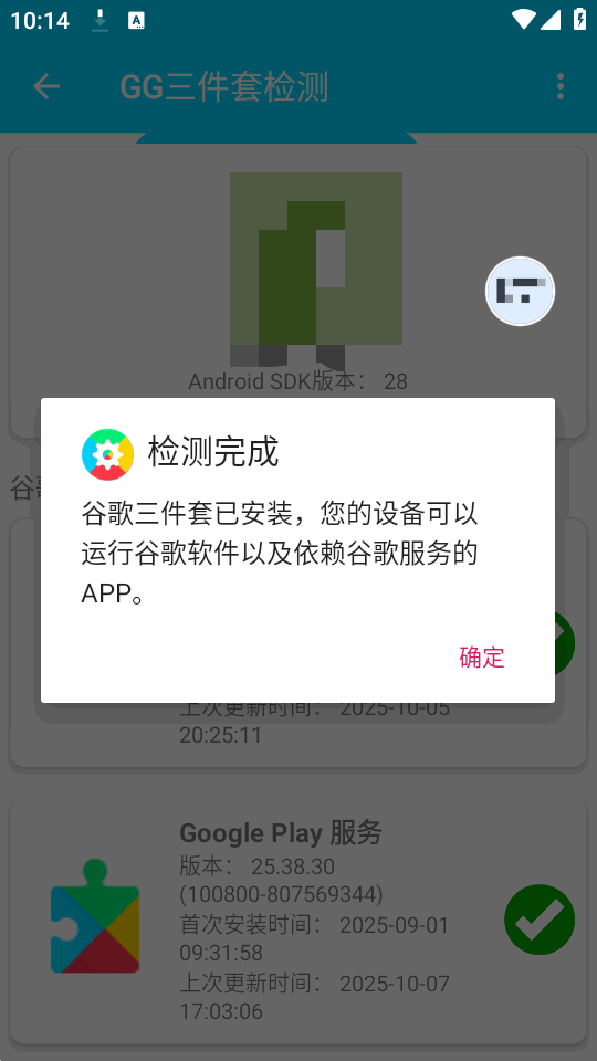GG三件套检测截图4
