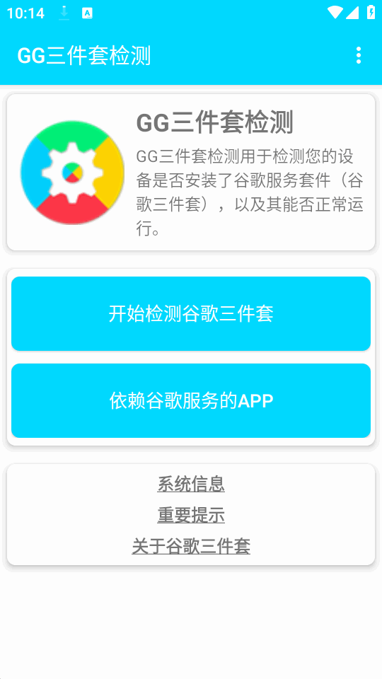 GG三件套检测截图3