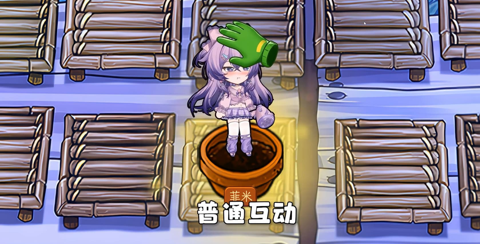 植物娘大战僵尸娘化大喷菇