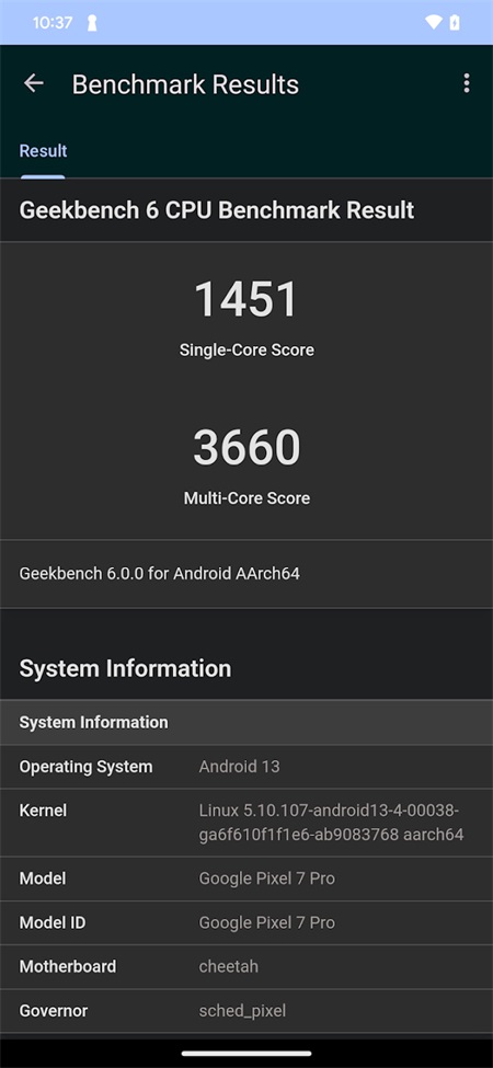 Geekbench6安卓版截图2