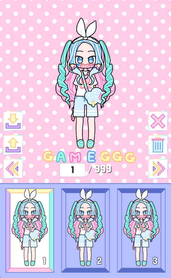 粉彩女孩