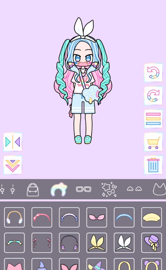 粉彩女孩