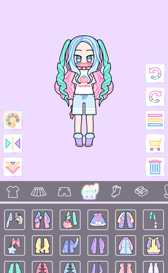 粉彩女孩