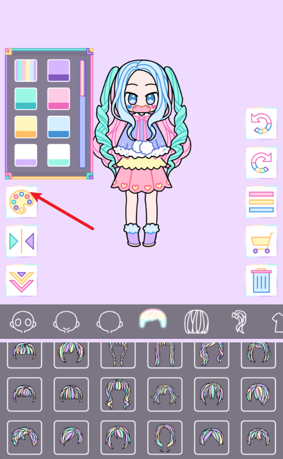 粉彩女孩