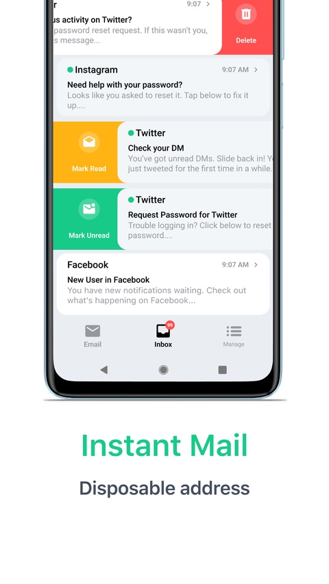 TempMail临时邮箱截图2